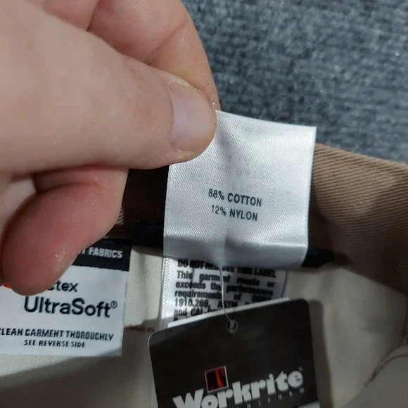 Workrite 2112 FR Pants Mens 34x34 (Fits 33x34) Flame Resistant Arc Rated 12.4
